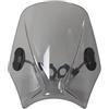 OJTEMHBH Parabrezza Moto Spoiler Per GUERRILLA 450 Per Guerrilla 450 Moto Custom Compact Sport Deflettore Del Vento Retro Parabrezza Universale Parabrezza Moto Deflettore(Light Grey)