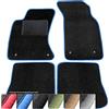 moto-MOLTICO Tappetini Auto Set di Tappeti in Moquette su Misura per Audi TT 8J 2006-2014 (Filo Blu)