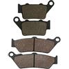 Rynplex Kit pastiglie freno anteriori e posteriori for moto, for BMW, F650GS F650 GS F 650 GS 2009-2016 G650GS F650CS F650ST F650 CS Dakar C1 125 200 Pastiglie freno per moto(Front and Rear)