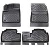 ELMASLINE 3D Tappetini Gomma per Opel Combo D 2011-2018 | Bordo Extra Alto | Tappetini Auto