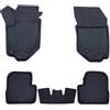 fussmattenprofi.com Fussmattenprofi Tappetini Auto Gomma per DS 3 Crossback 2018-2022 - su Misura, Antiscivolo, Inodore - Tappetino Auto Set Completo per Interni Auto