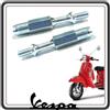 Piaggio KIT 2 SUPPORTO MORSETTO VITE BLOCCAGGIO MONTAGGIO SPECCHIO SPECCHIETTO RETROVISORE PIAGGIO VESPA PX 125 150 200 ORIGINALE PIAGGIO