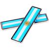 HIGGER 1 paio bandiera Argentina metallo 3D Car Body Logo Auto Moto personalità decorazione adesivo Distintivo dell'emblema
