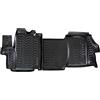 J&J AUTOMOTIVE Tappetini Auto in Gomma su Misura per Fiat Ducato Dal 2013, Set da 2 Pezzi, Bordo Alto 4 cm, Antiscivolo, Inodore, Colore Nero