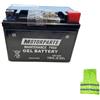 CLICK&GO BATTERIA MOTO YB4L-B 12VOLT 4AH BATTERIE SCOOTER IN GEL COMPATIBILE CON BETA ARK/ARK LC DD/DT 50 per anno 1996 al 1999 120X70X92MM FORNITA CARICA E PRONTA PER ESSERE UTILIZZATA