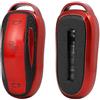 ontto TPU copertura della chiave dell'automobile misura per Tesla modello X telecomando caso chiave Shell Smart Key Holder borsa portachiavi portachiavi Protector accessori rosso