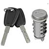 Generico Cilindretto Serratura Porta Sinistra per Fiat Panda, 2003-2024, con 2 Chiavi