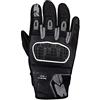 SPIDI, G-Warrior, Guanti da Moto Uomo, Colore Nero, Guanti Estivi in Pelle e Tessuto, Rete Traforata, Scudi Warrior Nocche, Compatibili con Schermi Touchscreen