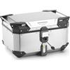 GIVI Valigia MONOKEY® Trekker Outback EVO, 58 Litri Senza Serratura Acquistabile a parte (Alluminio)