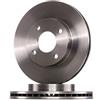Ferodo 2x FERODO Disco freno Anteriore Ø258mm Altezza: 43,5mm Spessore: 22mm Cerchio foro-Ø: 108mm ventilato DDF1072