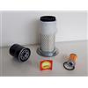 Motor Fun Sports Set di filtri (piccolo) compatibile con Hitachi EX 15 con motore filtro olio Isuzu filtro aria, filtro carburante