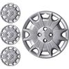 RYELDOM Copricerchi 14 Pollici per Fiat Panda 4x4 dal 2004, Set 4 Coppe Ruota in Nylon Flessibile Resistenti, Copricerchi Auto 14, Made in Italy