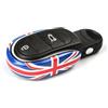 Generic Custodie per chiavi auto Coprichiavi Portachiavi compatibile con Mini Cooper dopo 2014 terza generazione F Series F54 F55 F56 F57 F60 PJ01 (Custodia per chiavi Tipo A, Union Jack rossa)