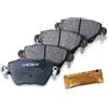 BESTPRICE Set pastiglie freno asse posteriore, Pastiglie freno posteriori, 4 pezzi, Compatibile con FORD MONDEO 3 (B5Y) (B4Y) (BWY), JAGUAR X-TYPE I (X400), RENAULT KANGOO (KC0/1_)