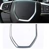 YIWANG ABS Auto Volante Decorazione Paillettes Trim 1Pcs Per Discovery Sport 2015-2018 Accessori Auto (Argento Opaco)
