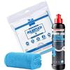 detailmate Set di sigilante per la Cura Auto - Car Care: Menzerna Cera liquida Base polymare ower Lock Ultimate Protection, 250 ml - sigilante + Panno Spesso Microfibra, 40x40cm, 550 gsm