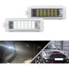 NSLUMO 2Pcs Luci LED BIANCO Porte Per Mini Cooper R50, R52, R53, R55, R56, R57, R58, R59, R60, Lampada di Avvertimento Sottoporta, Lampada per Bagagliaio