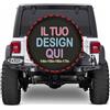 Generic Personalizzato Copriruota di scorta personalizzate il tuo con Foto Testo copri ruota Protezioni Impermeabili e Antipolvere per Autotreno Camper Suv Universale, Accessori Auto 14151617