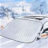 R-timer Copri Parabrezza Auto per Fiat Grande Panda 2024, Protezione Copri per Inverno Resistente Ad Acqua Polvere Neve Sole