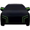 generico Telo Copriauto compatibile con Mercedes GLB 180d 2019-2025,da Esterno Impermeabile Antipolvere Antigraffio Auto Complete Traspirante Copriauto(Black Green)