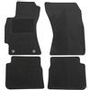 J&J AUTOMOTIVE Tappetini in Tessuto per Subaru Forester 2008-2013, Set da 4 Pezzi Anteriori e Posteriori, di Velluto su Misura, Antiscivolo, Colore Nero