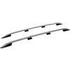 TURTLE Compatibile con Opel Vivaro (X82) 20142018 / Barre portatutto Crown Versione Corta | Grigio