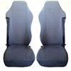 Kopeme Texmar Set di 2 coprisedili per camion in microfibra grigia progettati per adattarsi a IVECO STRALIS