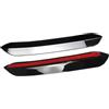 Generic For Oettinger Estensioni spoiler for tetto auto for VW for Polo for Golf 6 7 GTI for GTD for R-LINE Alette posteriori nere lucide
