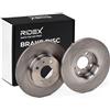 RIDEX 82B0069 2x Disco freno Anteriore senza viti/bulloni Compatibilità con FIAT 500 312