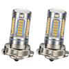 Ruiandsion 2PCS P26S LED Lampadina Del Motociclo Del Faro Bianco Caldo AC/DC 10-30V 2016 69SMD Chips LED Lampadina per ATU/ATV Motobike Lampada, Plug and Play, Non-Polarità