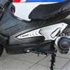 labelbike - Adesivi 3D Moto Pedana Protezione e Decorazione in Resina compatibile con Gilera Nexus 300-500 - Bianco