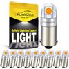 Ruiandsion - Faretto LED BA9S 12V giallo BA9 53 57 1895 64111 3030 2SMD per porta laterale, luci di cortesia luci di mappa, confezione da 10 pezzi