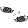 Johns Faro anteriore alogeno per Fiat Punto 188 03-04 Set di lampadine L R