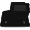 Somer Car Tappetino Auto SOLO LATO GUIDA 1pz compatibile con Ford C-MAX 2010-2015 distanza clips conducente 28cm | 1 tappeto su misura in moquette