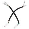 KIMISS Adattatore Cablaggio Frecce Universale 17cm per Moto CBR600RR CBR1000RR CBR250 - Connettore 2 Pin Facile Installare