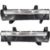 SGHFUVE Fari Anteriori 1Pair Car LED DRL Per Jeep Per Compass 2017 2018 2019 2020 Luce Di Marcia Diurna Con Indicatore Di Direzione Giallo Faro Proiettore