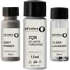 SD COLORS ATLANTIS TURQUOISE ZQN - Vernice per ritocchi, 15 ML, per riparazione graffi e scheggiature, codice colore ZQN ATLANTIS turchese (vernice+primer + laccetto)