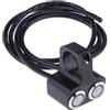 Sitrda Universale Moto 25mm/1 ''Manubrio Interruttore Impermeabile Doppio Pulsante On/Off Con Indicatore Luce