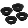 Besttoolifes 4 occhielli per serratura pannello porta 39978890 per S80 1999-2006, S60 2001-2009, V70 2000-2007, XC70 2001-2007, XC90 2003-, nero/grigio/marrone (nero)