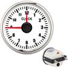 Kuuleyn Orologio per auto Orologio Quadrante Orologio Contatore Cruscotto Contaore Cruscotto Orologio Orologio 52mm Calibro orologio Orologio automatico(bianca)