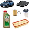 OP Kit filtri e olio OP per Volkswagen Tiguan 5N 2.0 TDI 2007+, 4 filtri + 5L olio Edge 5W30 LL, compatibile con Volkswagen Tiguan 5N 2.0 TDI 2007+