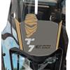 labelbike - Adesivo 3D Moto Cupolino Parabrezza Protezione e Decorazione in Resina Compatibile con Yamaha Tenere 700 2025 - Colore Oro