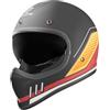 Bogotto FF980 EX-R Caferacer Casco da Croce, nero/giallo/rosso, L