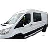 J&J AUTOMOTIVE Deflettori d'Aria per Ford Transit Dal 2013, Set da 2 Pezzi, Nero Fumé Oscurato Heko