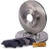 ATEC Germany Set freni asse anteriore incl. dischi freno Ø 278 mm ventilati + pastiglie freno anteriori Compatibile con FORD B-MAX (JK), FIESTA Mk6 (CB1, CCN), TOURNEO COURIER B460
