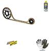 farbrothersonline COMPATIBILE CON KAWASAKI EX Ninja R (EX300AADA) 300 2016 16 KIT CATENA CORONA PIGNONE PER MOTO TRASMISSIONE DID 520VX3 LUN 106 MAGLIE,CORONA ACCIAIO P520-Z42,PIGNONE P520-Z14 SPECIFICO