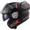 LS2, Casco Moto Modulare ADVANT CODEX Matt Black Titanium, S