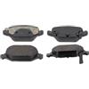 HOFFCAR KIT PASTIGLIE FRENO POSTERIORI compatibile con FIAT PANDA (312,319) | PASTIGLIE FRENANTI AUTO OEM FDB4464, | SOSTITUZIONE DIRETTA | BASSA POLVERE | SILENZIOSO