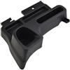 Gdfnmogo Organizzatore in plastica nera per console centrale interna dell'auto con vassoio Land Cruiser serie 77 79 con portabicchieri compatibile 70 71 76 accessori
