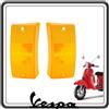 GSC RICAMBI SRL KIT COPPIA 2 GEMMA GEMME VETRINO VETRINI PLASTICA PLASTICHE FRECCIA FRECCE ANTERIORI COLORE ARANCIO COMPATIBILE CON PIAGGIO VESPA PX 125 150 200 - VESPA LML - VESPA ARCOBALENO